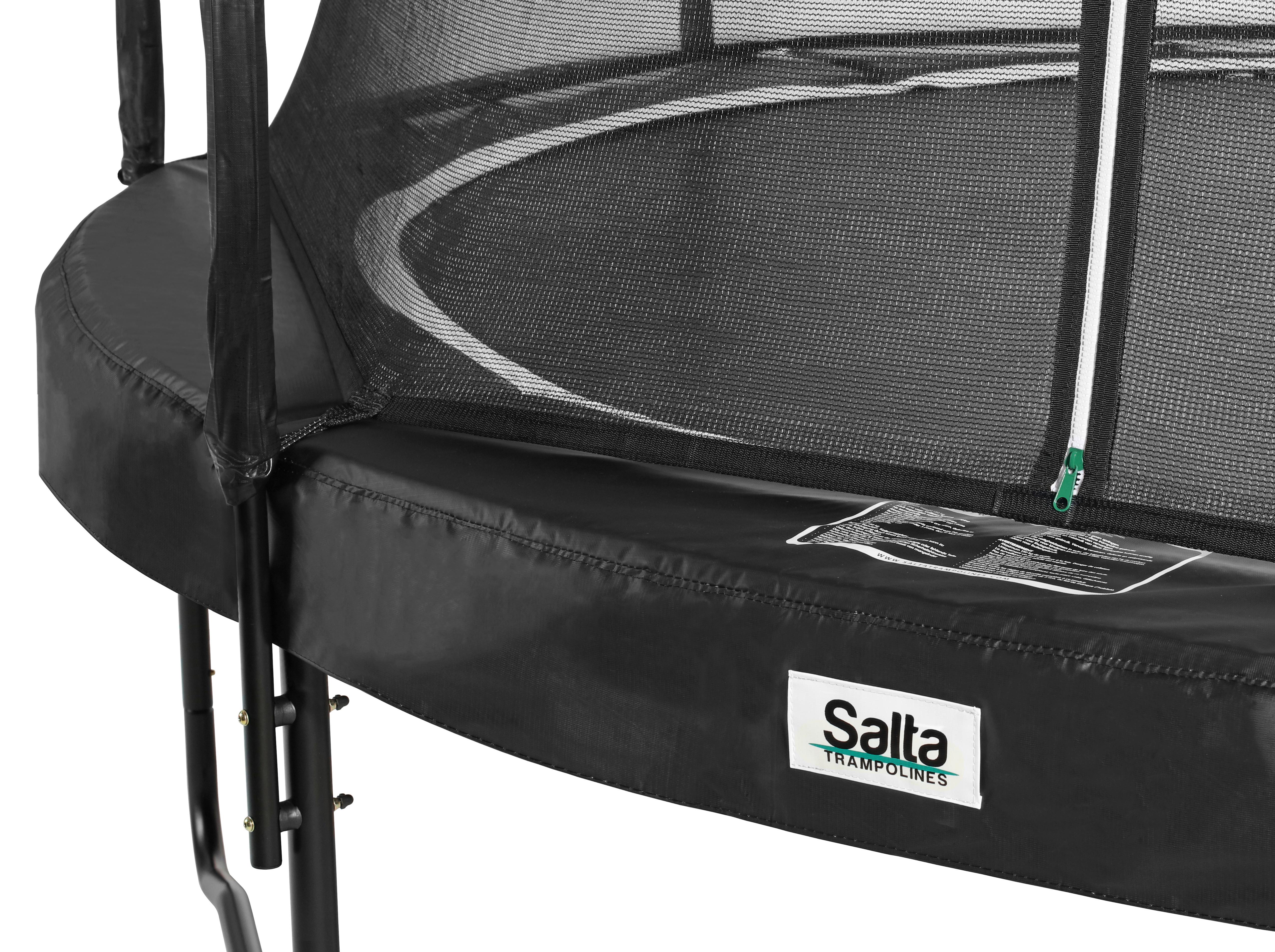 Trampolin Salta Royal Black Edition Ø ca. 183cm - KONVENTIONELL, Kunststoff/Metall (183cm) - Salta