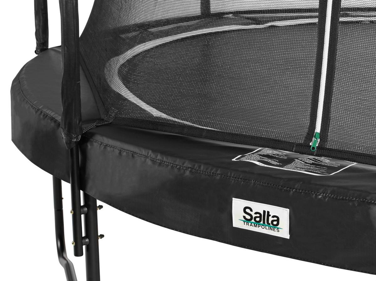 Trampolin Salta Royal Black Edition Ø ca. 183cm - KONVENTIONELL, Kunststoff/Metall (183cm) - Salta