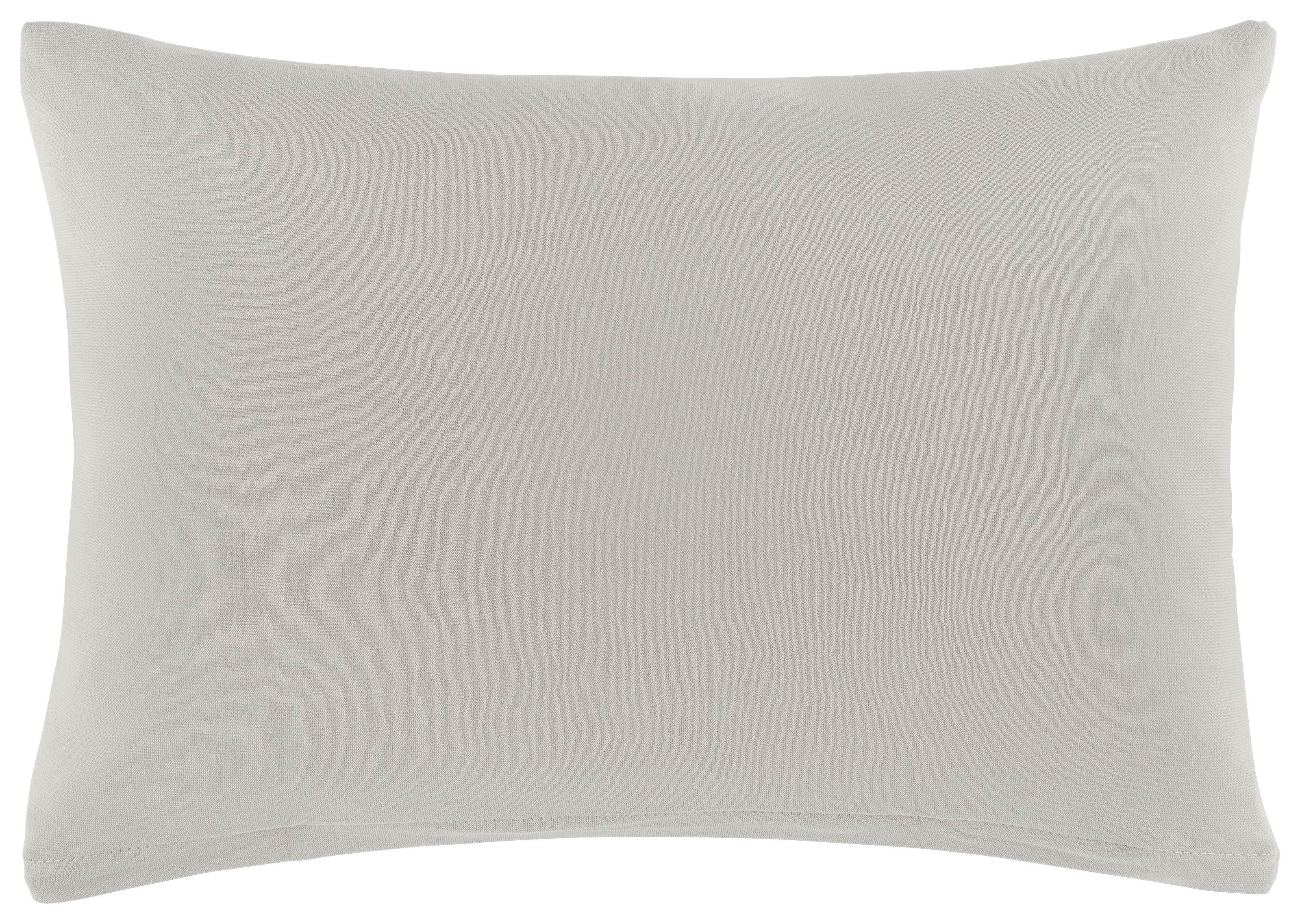 Kissenhüllen-Set Basic Hellgrau ca. 40x60cm, 2er Set - Hellgrau, MODERN, Textil (40/60cm) - Modern Living