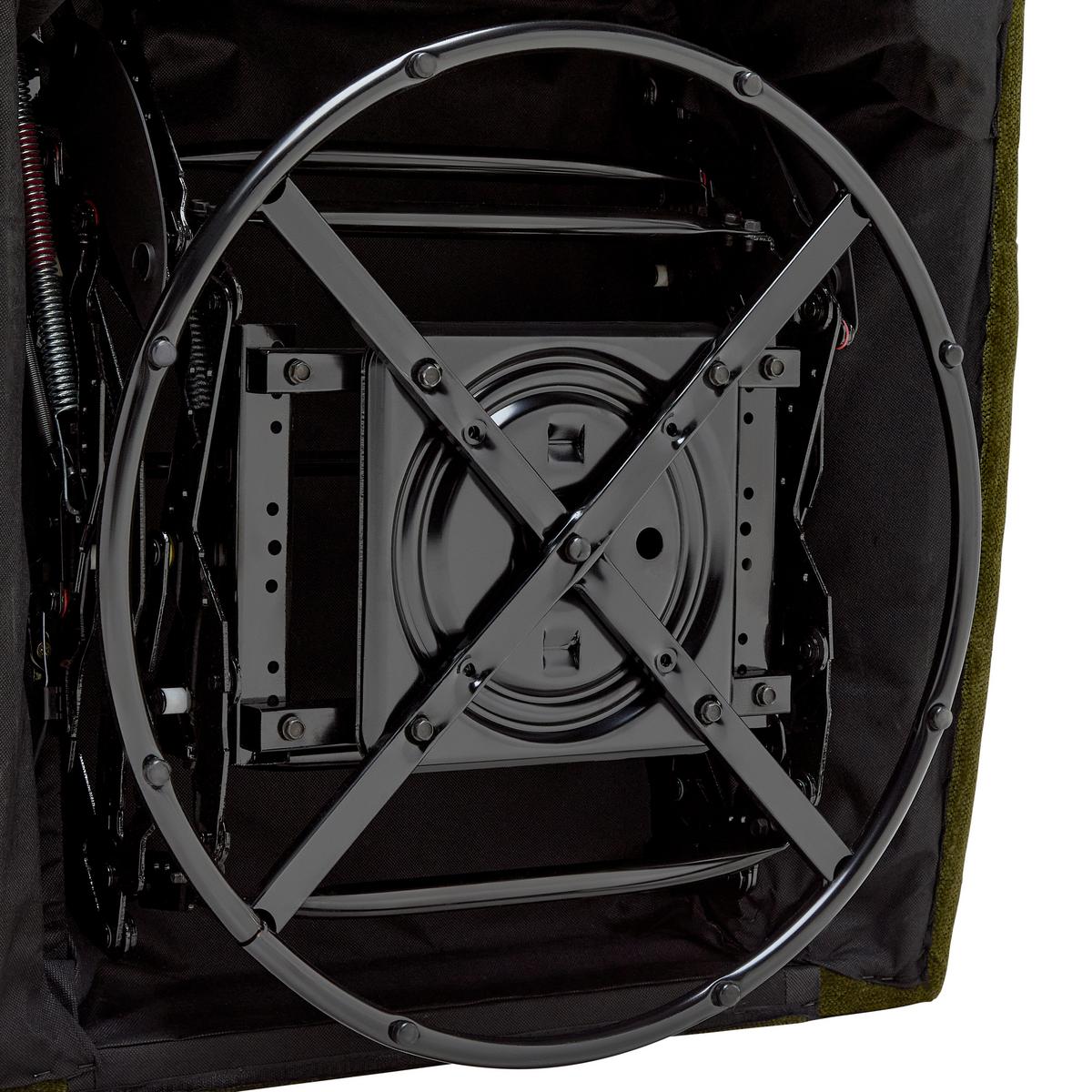 Relaxsessel Melinda Grün - Schwarz/Grün, KONVENTIONELL, Holz/Kunststoff (76/103/96cm) - Mömax