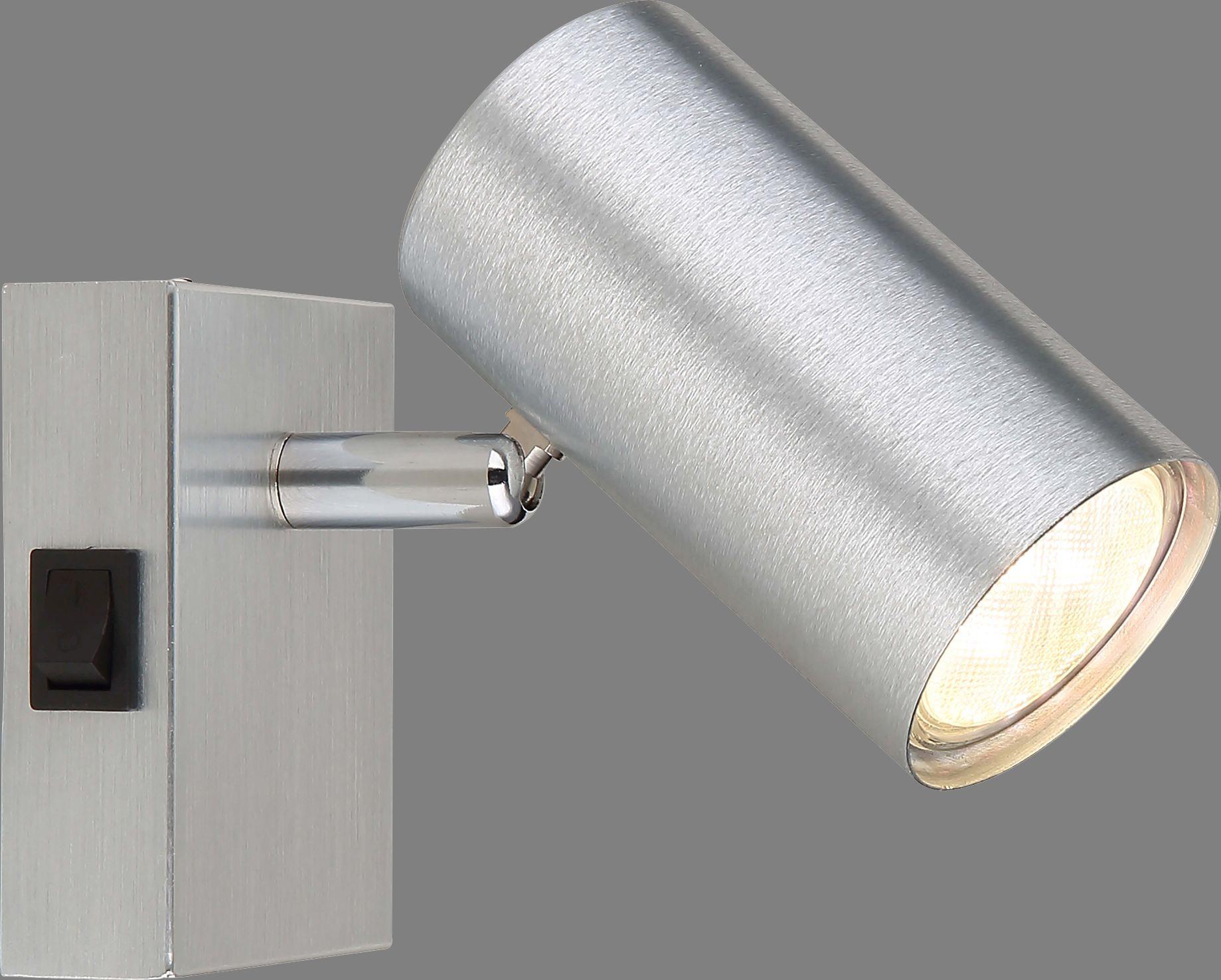 LAMPA REFLEKTOROWA ROCKET SILVER *SBN* - kolor aluminiowy, Basics, metal (7/3/10cm) - Novel