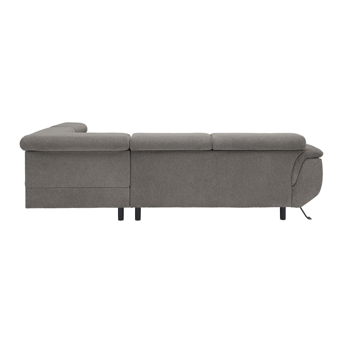 Kutna Garnitura Raven - crna/antracit, Moderno, tekstil/metal (257/198cm) - Modern Living