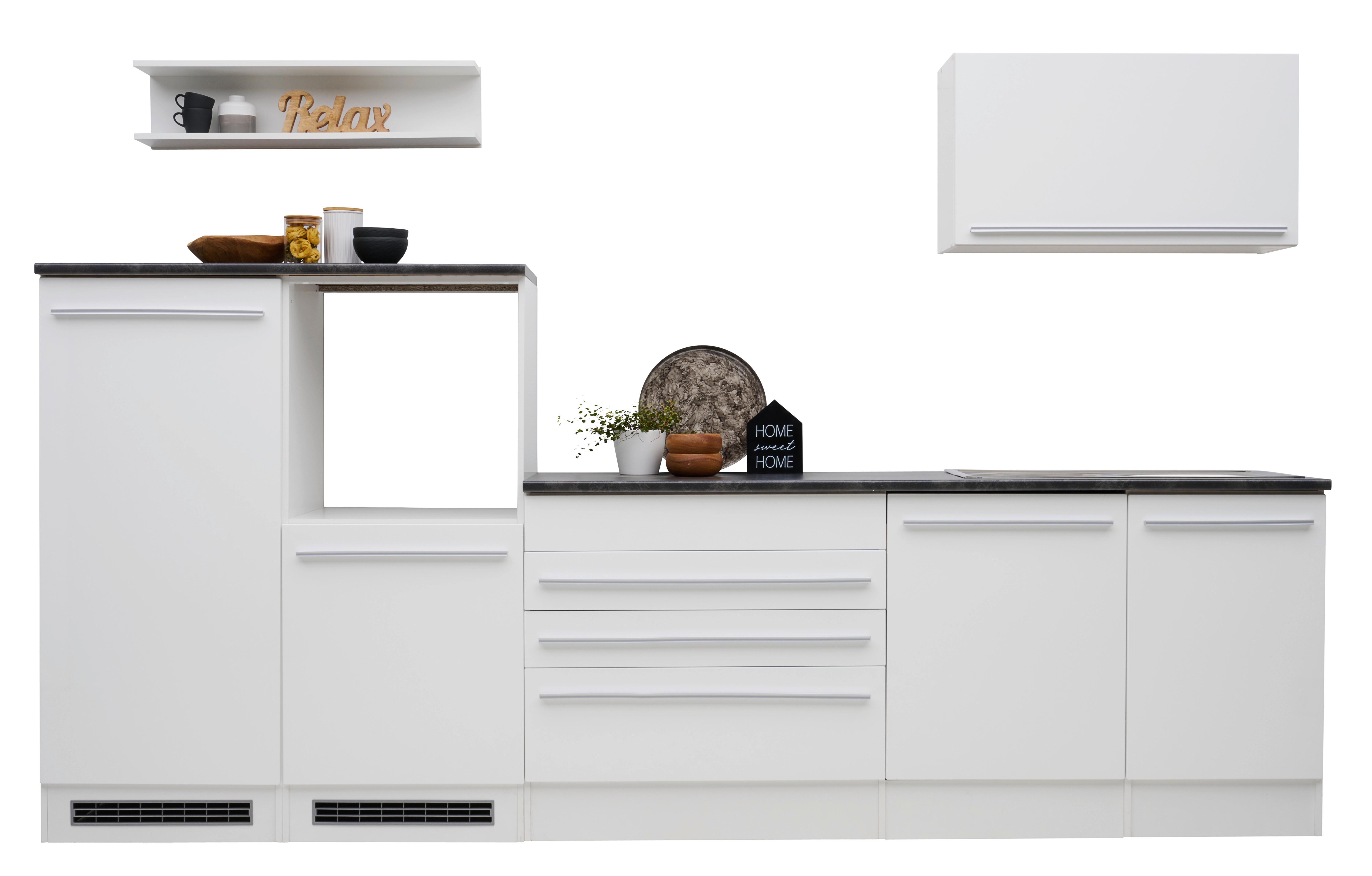 Kuhinjski Blok Welcome Jazz 4 - bela/antracit, Konvencionalno, leseni material (200cm) - Xora