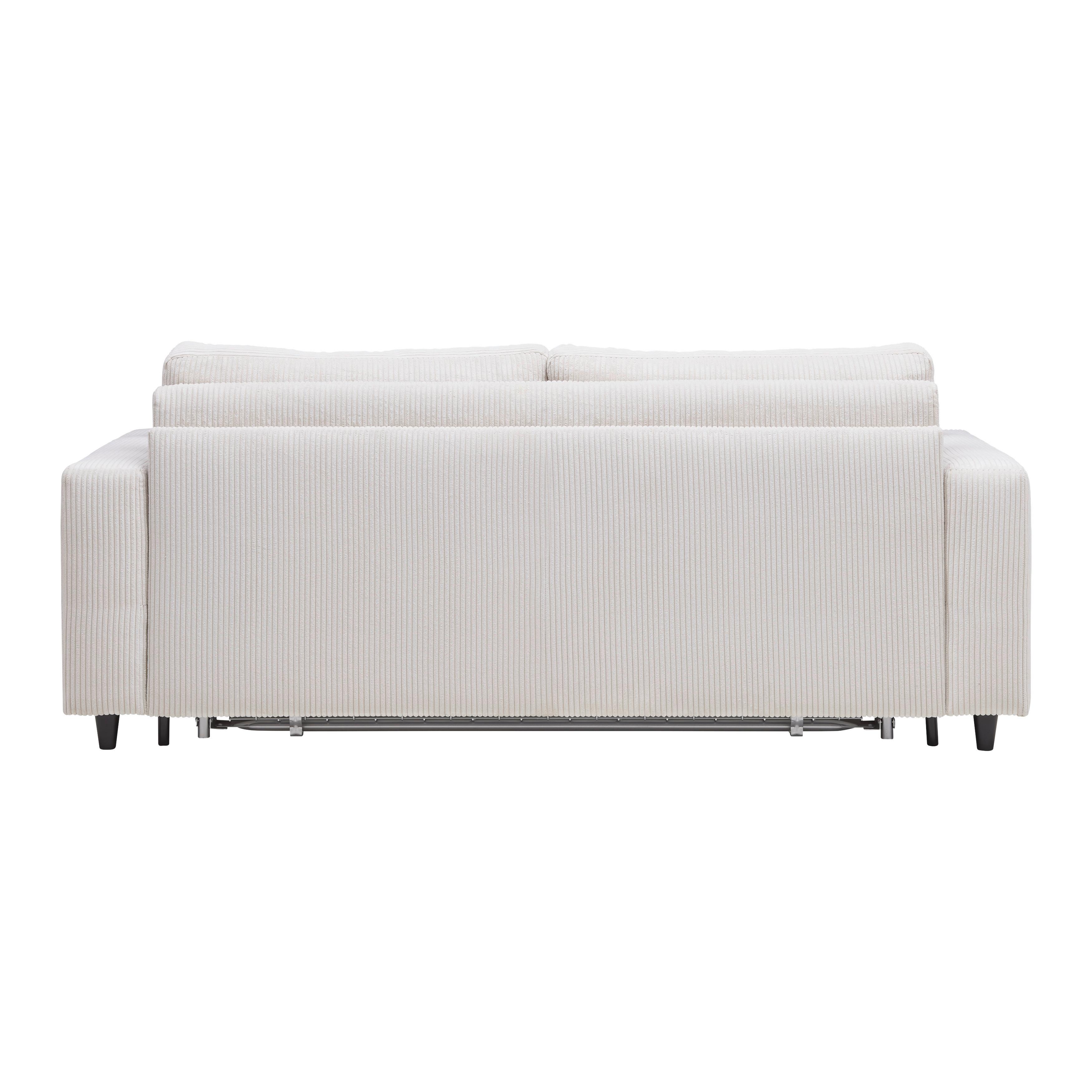 BÄDDSOFFA AGNETA -BASED- - beige/svart, Modern, metall/trä (200/83/97cm) - Based