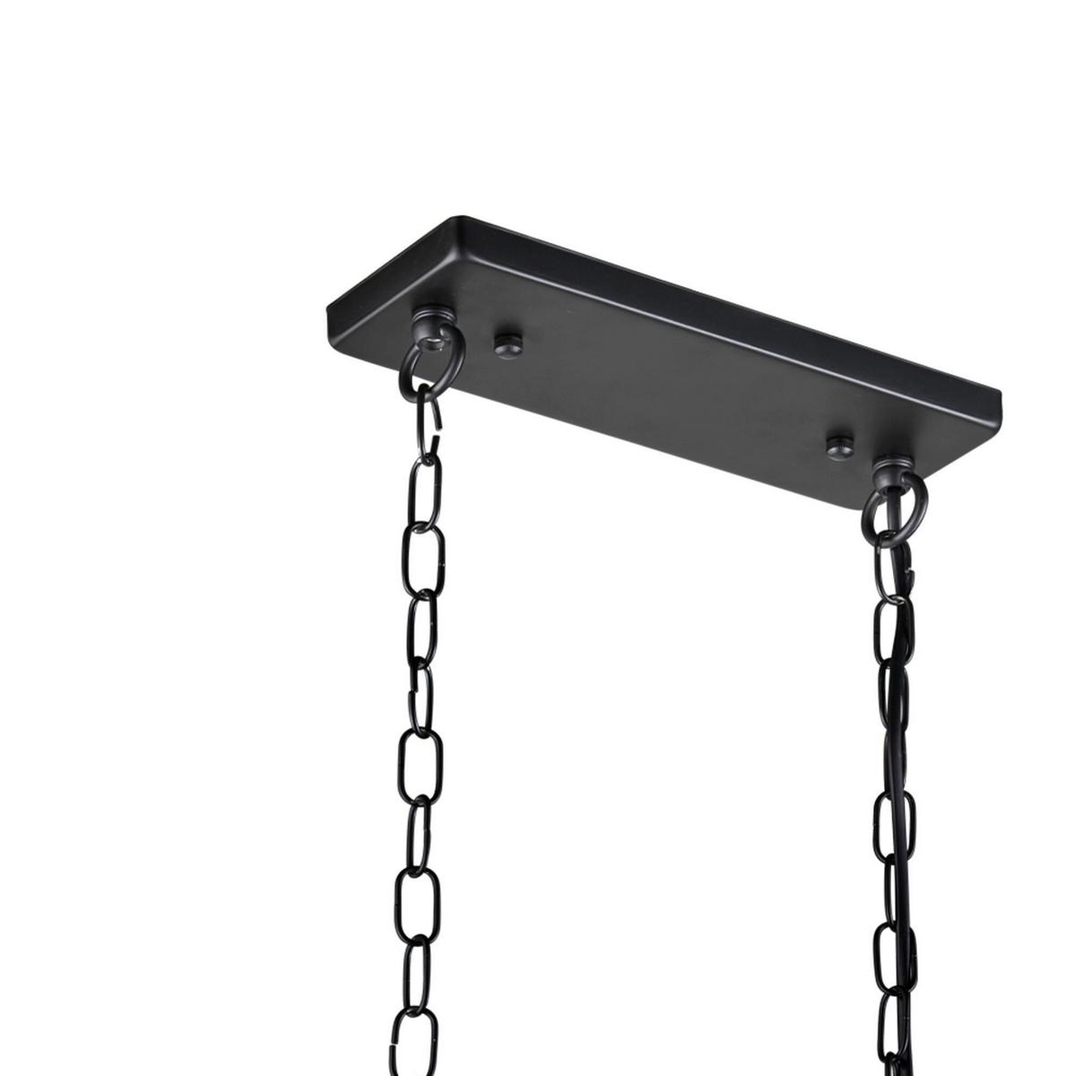 Függőlámpa Fishnet 2484-4bk - fekete, Lifestyle, fém (91/30/150cm)