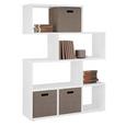 Predelna Stena Cassa - bela, Moderno, kovina/umetna masa (110/148/33cm) Predelna Stena Cassa - bela, Moderno, kovina/umetna masa (110/148/33cm)