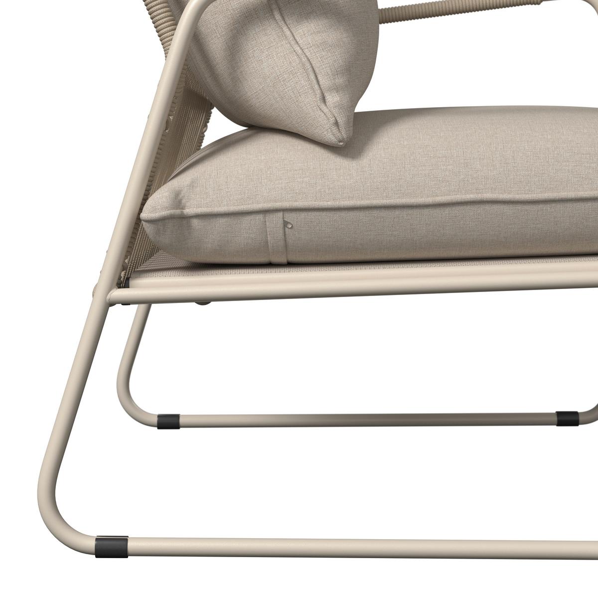 Balkonset Male Beige - Beige, MODERN, Kunststoff/Textil