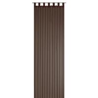 ZASŁONA NA SZELKACH 2ER SET FD SEVILLA NOUGAT - ciemnobrązowy/brązowy, Basics, tkanina (140/300cm)
