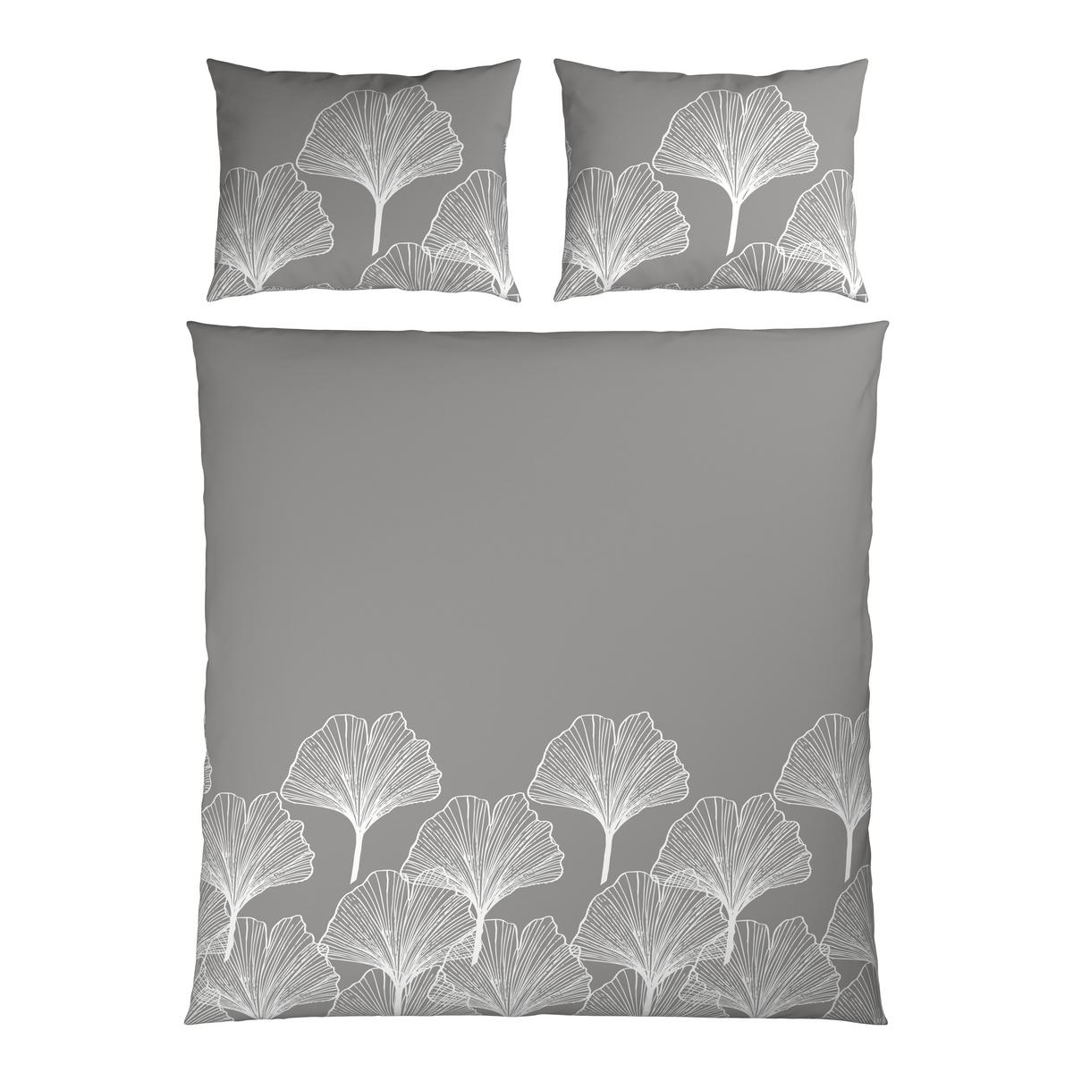 Lenjerie de pat Noa cca. 200x220/2x50x70cm - alb/gri, textil (200/220cm) - Mömax