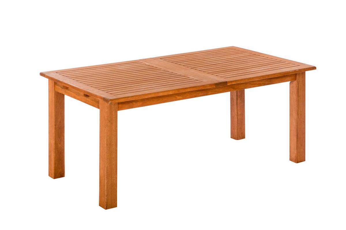 Gartentischgruppe Maracaibo 7-tlg. - Eukalyptusholzfarben, KONVENTIONELL, Holz - Gardenson