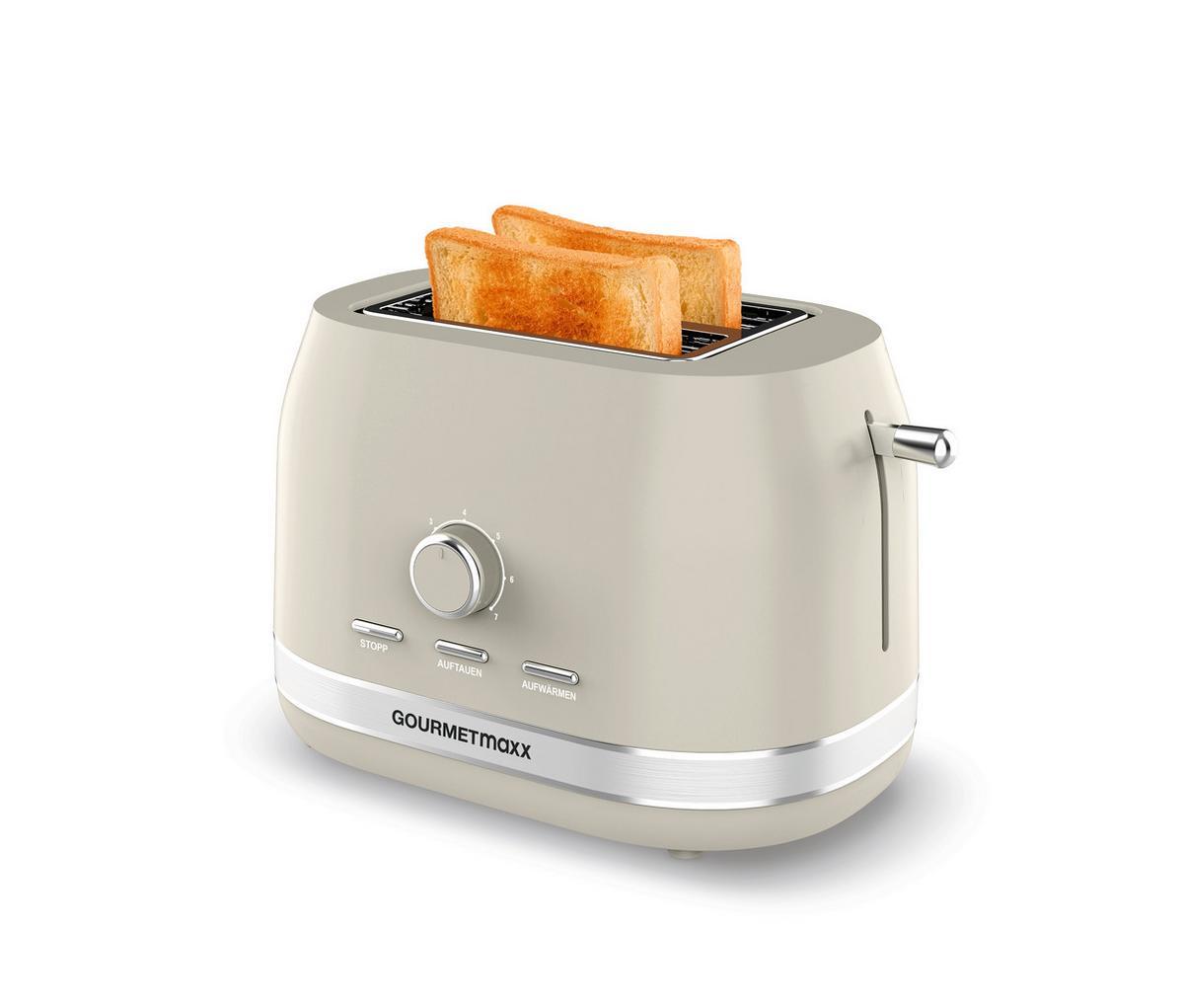 TOSTER 13907 - kremowy, Basics, tworzywo sztuczne (33,2/21,6/21,9cm) - GOURMETMAXX