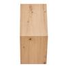 ÉTAGÈRE MURALE EDGE -TOP- -BASED/SB- - chêne artisan, MODERN, matériau en bois/verre (51/44/19cm) - Based