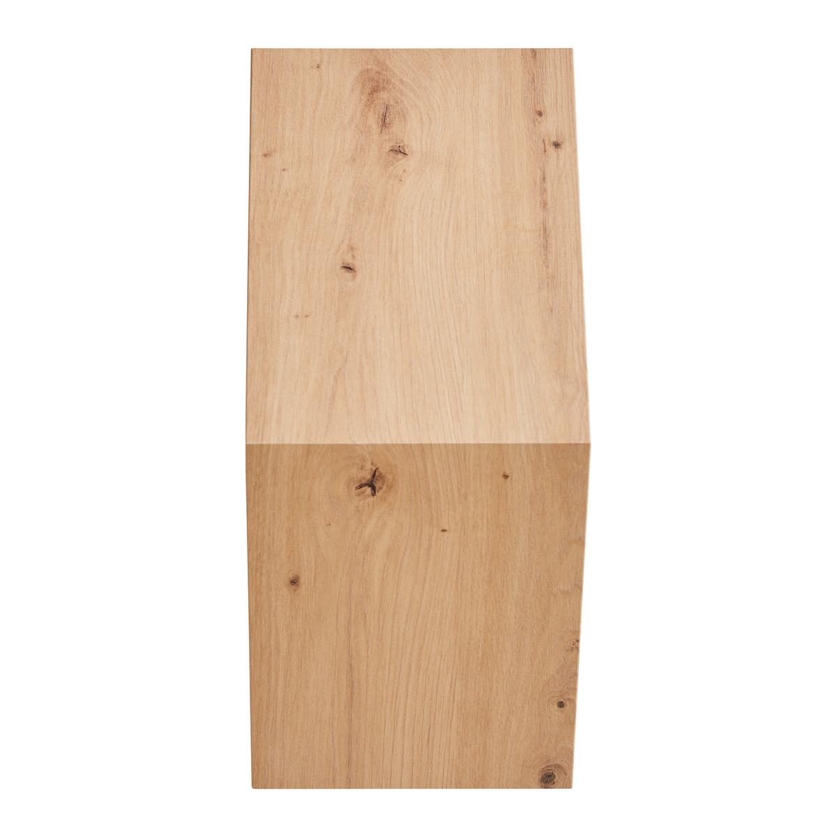 Etajeră de perete EDGE - stejar Artisan, Modern, material pe bază de lemn (51/44/19cm) - Modern Living