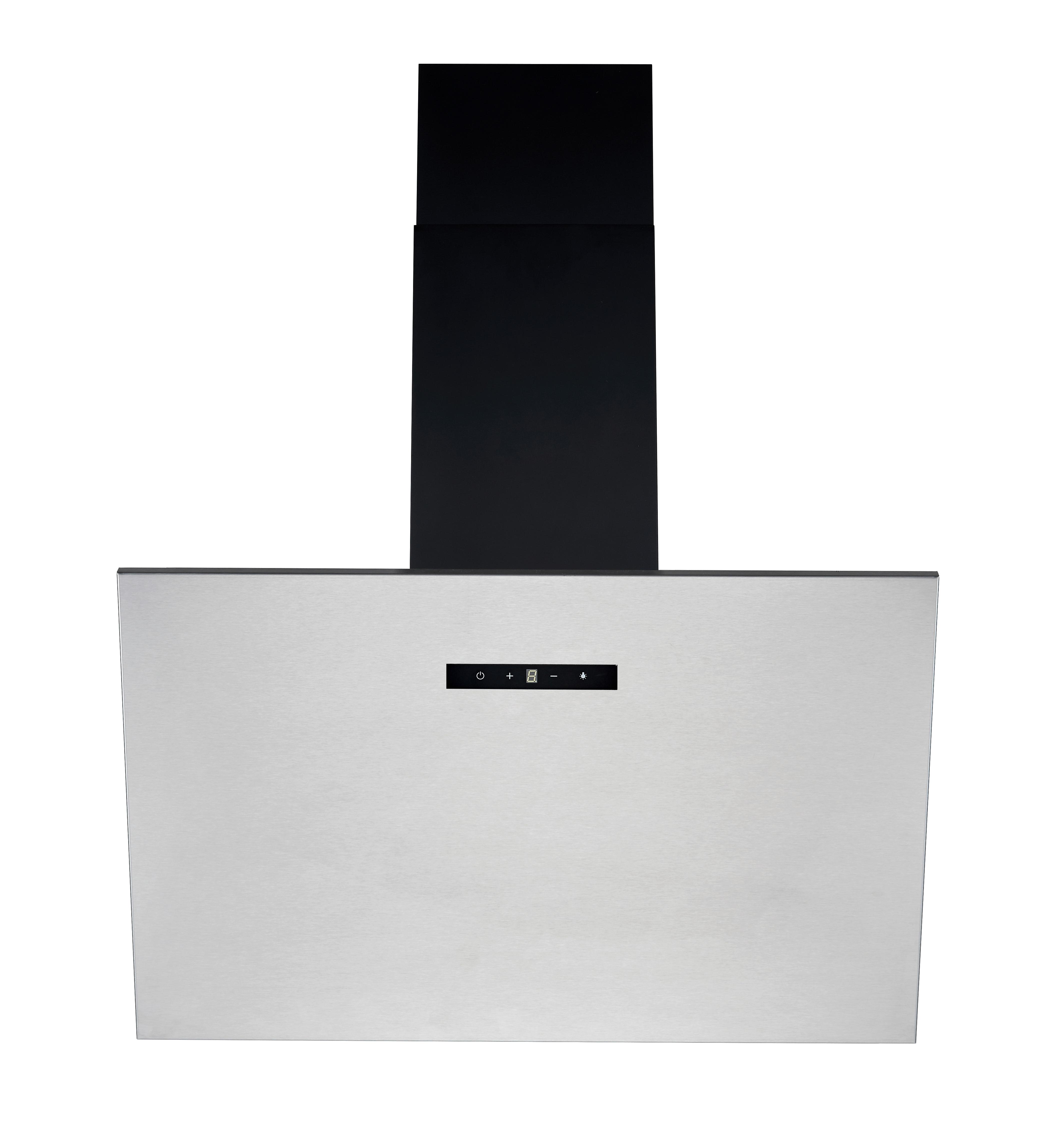 Dunstabzugshaube S8-90A Silber - Edelstahlfarben/Schwarz, Basics, Metall (89.5/109/43.2cm) - PKM