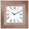 Wanduhr Faro in Rosa/gold ca.50x50x5cm - Goldfarben/Rosa, MODERN, Glas/Holzwerkstoff (50/50/5cm) - MÖMAX modern living