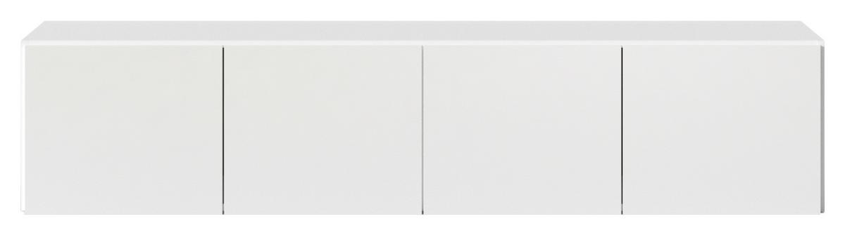 Nastavak Ormara Max - bijela/bijela visoki sjaj, Konvencionalno, drvni materijal (181/39/54cm) - Modern Living