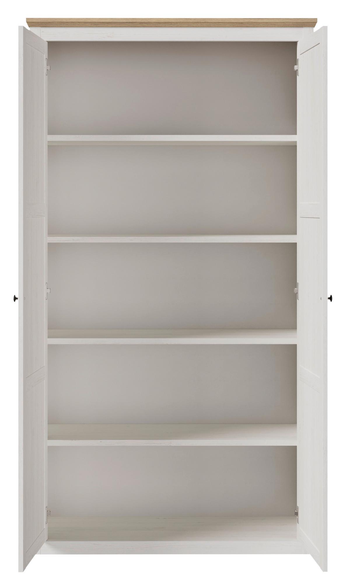 Aktenschrank Korsika Eiche-/Kieferfarben - Eichefarben/Kieferfarben, ROMANTIK / LANDHAUS, Holzwerkstoff (105,5/195/42,9cm) - Mömax
