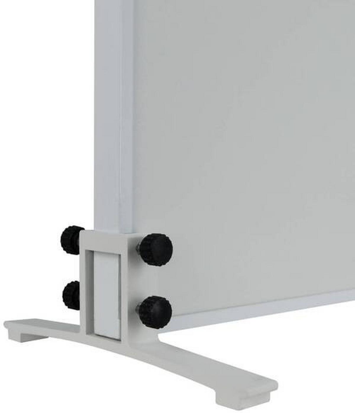 Infrarot-Heizpaneel Montageset Weiß - Weiß, Basics, Kunststoff/Metall (22,5/15,2/3,5cm)