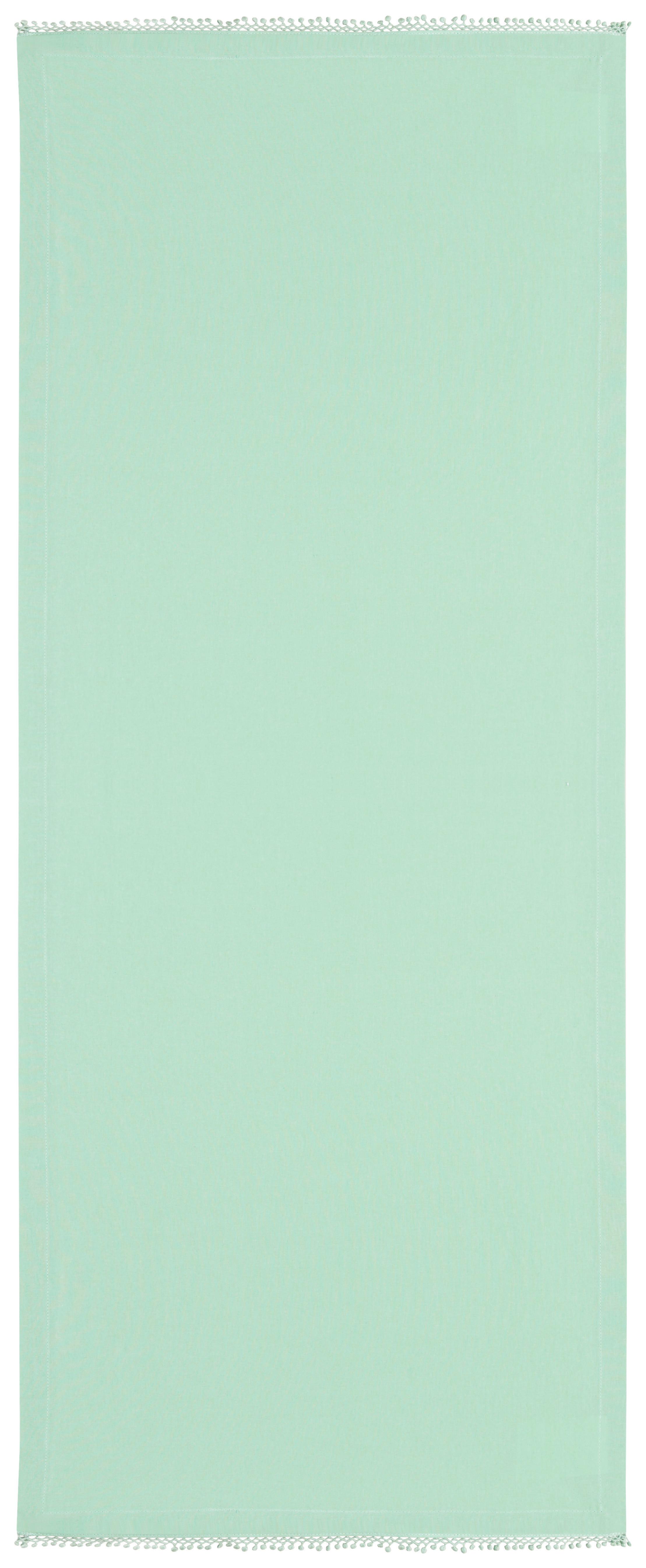 Asztali Futó Josefine - mentazöld, Romantik / Landhaus, textil (45/150cm) - Modern Living