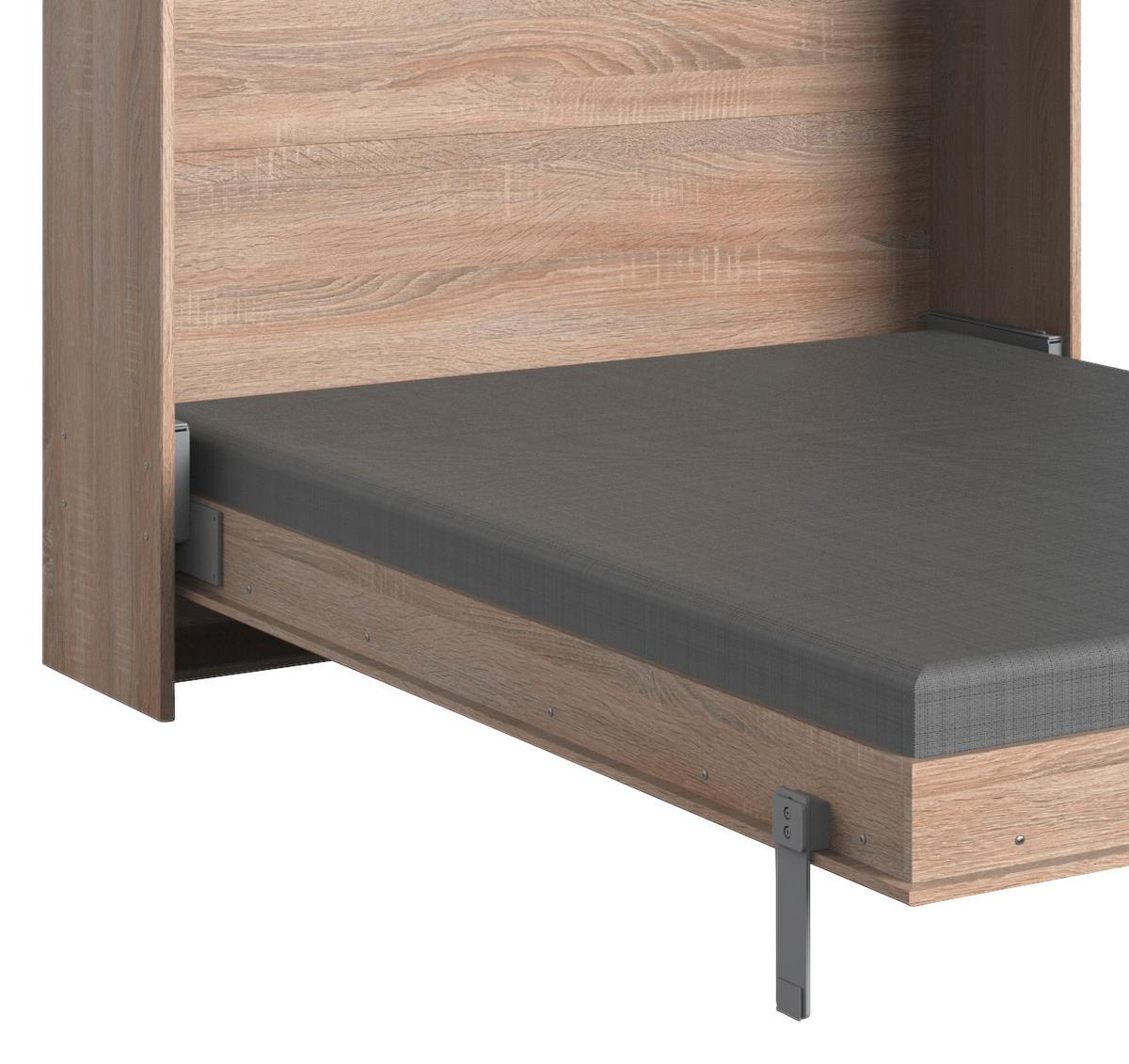 Klappbett Juist ca. 140x200 cm Eiche - Eichefarben, KONVENTIONELL, Holz/Holzwerkstoff (140/200cm) - MID.YOU