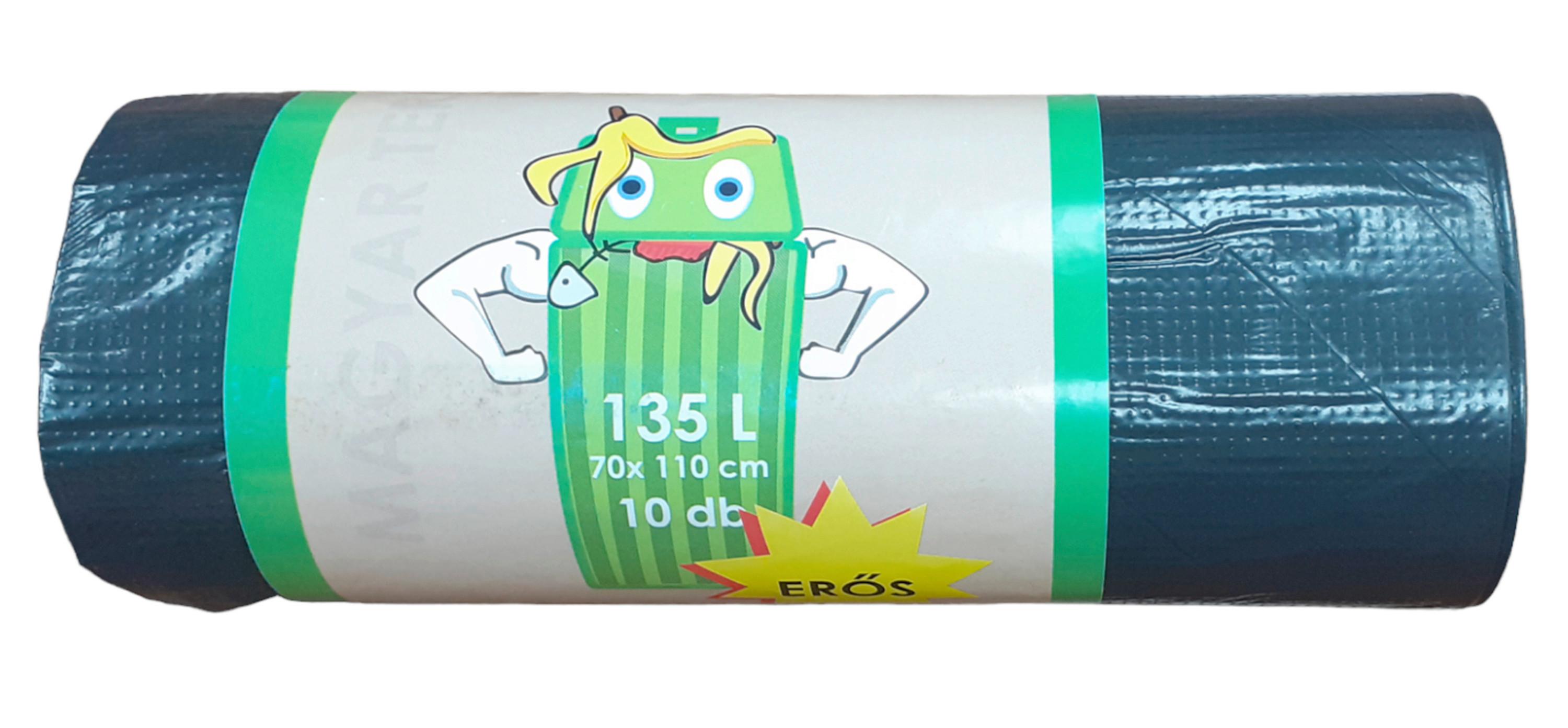 Szemeteszsák Black - fekete, műanyag (70/110cm)
