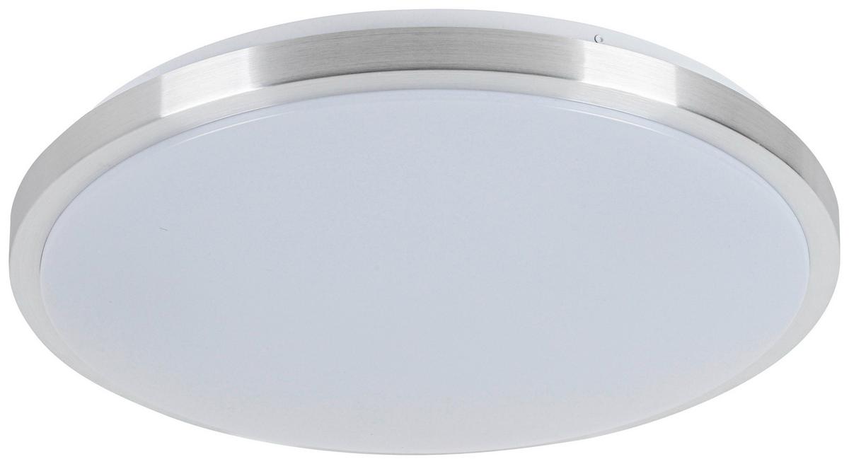 Stropna Svetilka Winfried - bela/barve aluminija, Konvencionalno, kovina/umetna masa (50/9cm) - Mömax