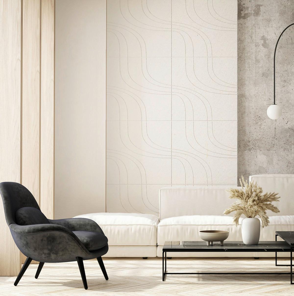 Akustikpaneel Transparent ca. 60x60cm - Transparent, Basics, Textil (60/60cm)