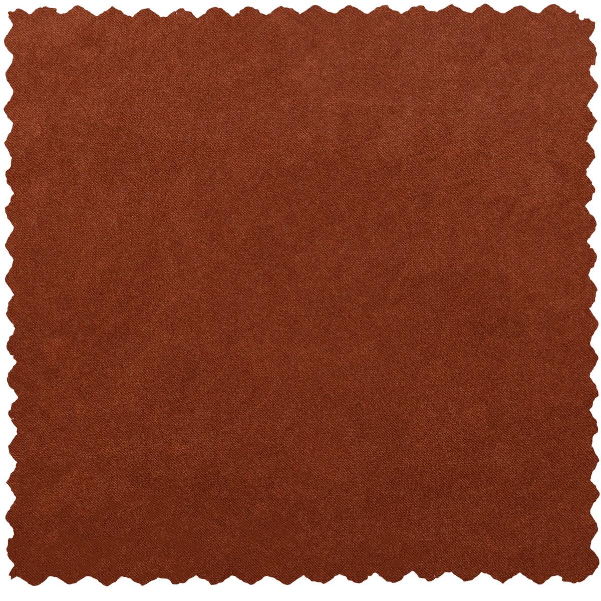 2,5-Sitzer Sofa Rodeo Rostfarben B: 190cm - Rostfarben/Schwarz, Design, Textil/Metall (190/85/86cm) - Livetastic
