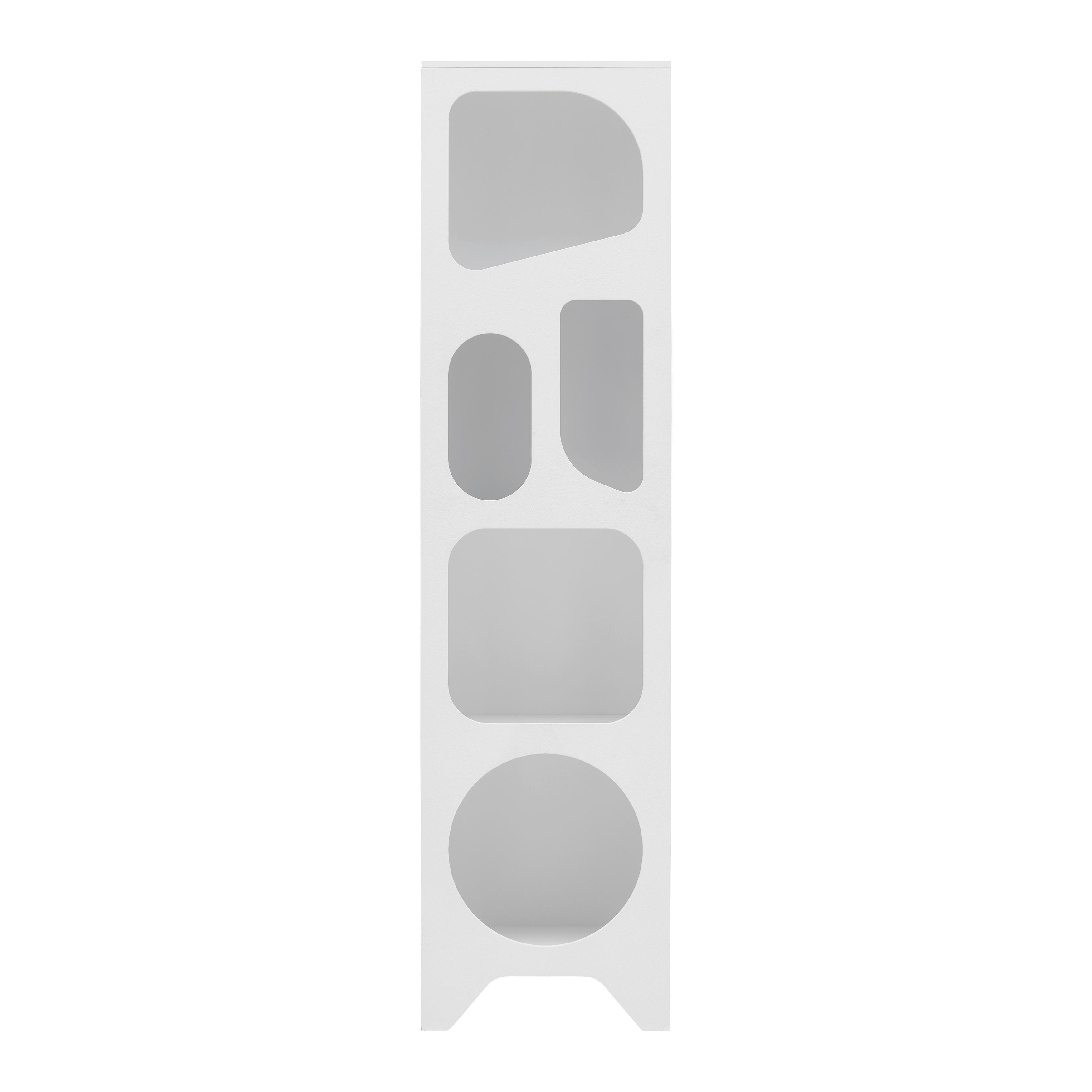 REGAL SETTO -TREND- - Weiss, Romantik / Landhaus, Holzwerkstoff (45/175/31cm) - Premium Living