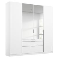 DULAP USI ROTATIVE ALABAMA - argintiu/alb, Modern, material pe bază de lemn (181/229/54cm) - Modern Living