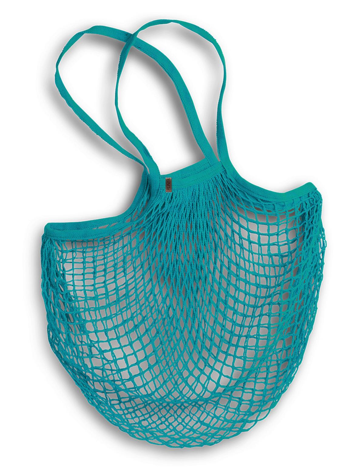 Sacoșă pentru cumpărături Punta - albastru/galben, Konventionell, textil (32/38cm) - Zandiara