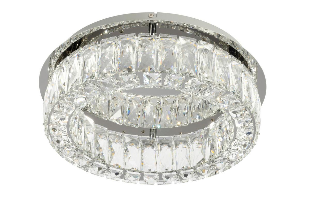 LAMPA SUFITOWA LED ABERDEEN *SBN* - przezroczysty, Konventionell, metal/szkło (40/14cm) - Novel