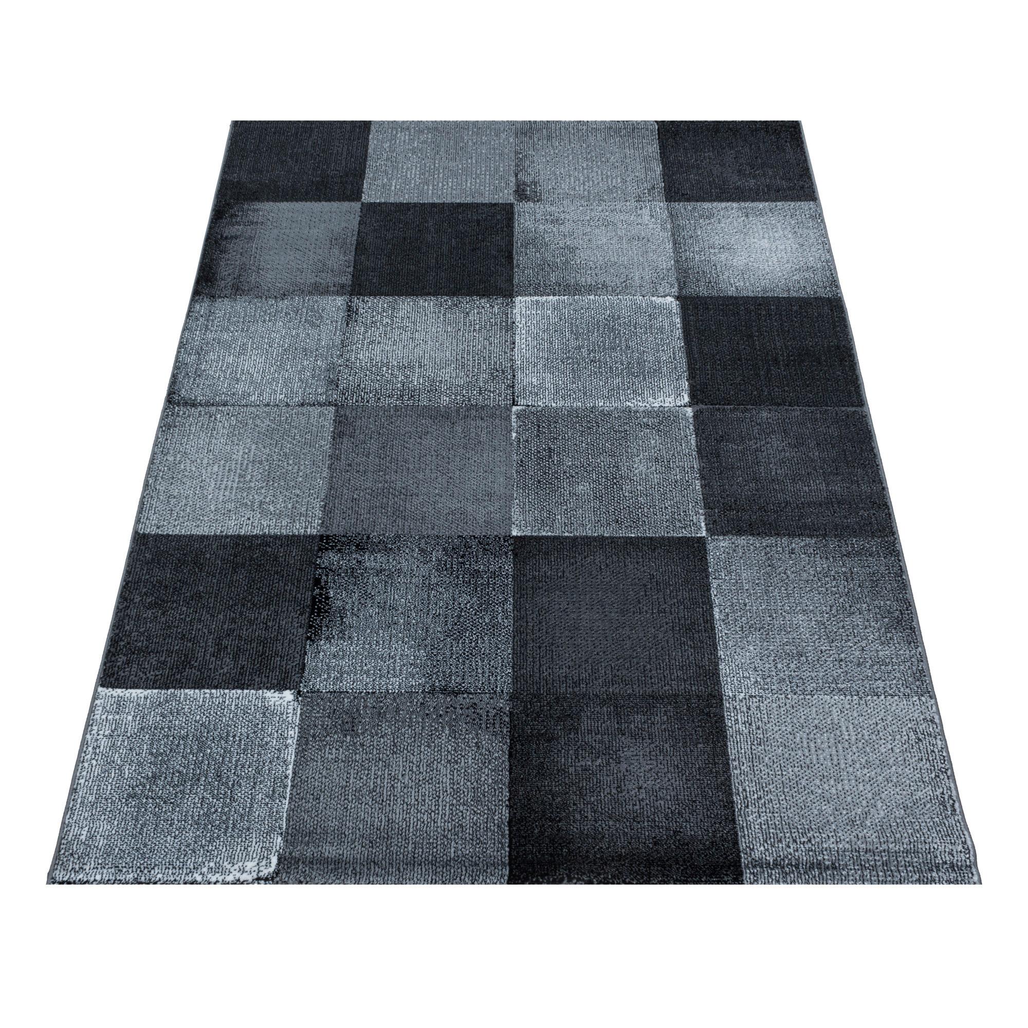 Webteppich Costa Schwarz ca. 240x340cm - Schwarz, Design, Textil (240/340cm)