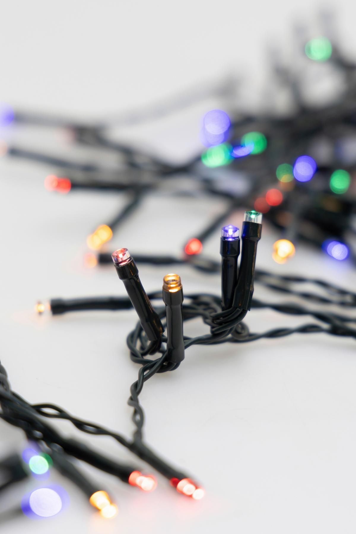 Lichterkette Öl Dunkelgrün max. 1 Watt - Dunkelgrün, Romantik / Landhaus, Kunststoff (720cm) - Modern Living