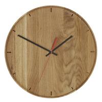Wanduhr Eichefarben - Eichefarben, Basics, Holzwerkstoff (35/35/4cm)