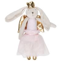 Plüschtier Bunny in Rosa/Gold ca. 36cm - Rosa, Textil (36cm) - Modern Living