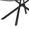 SOFFBORD BLACKY - svart, Modern, metall/glas (110/60/45cm) - Mömax