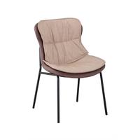 STUHL BRADY 200 - Hellbraun/Beige, Design, Textil (54/84/64cm) - Kayoom