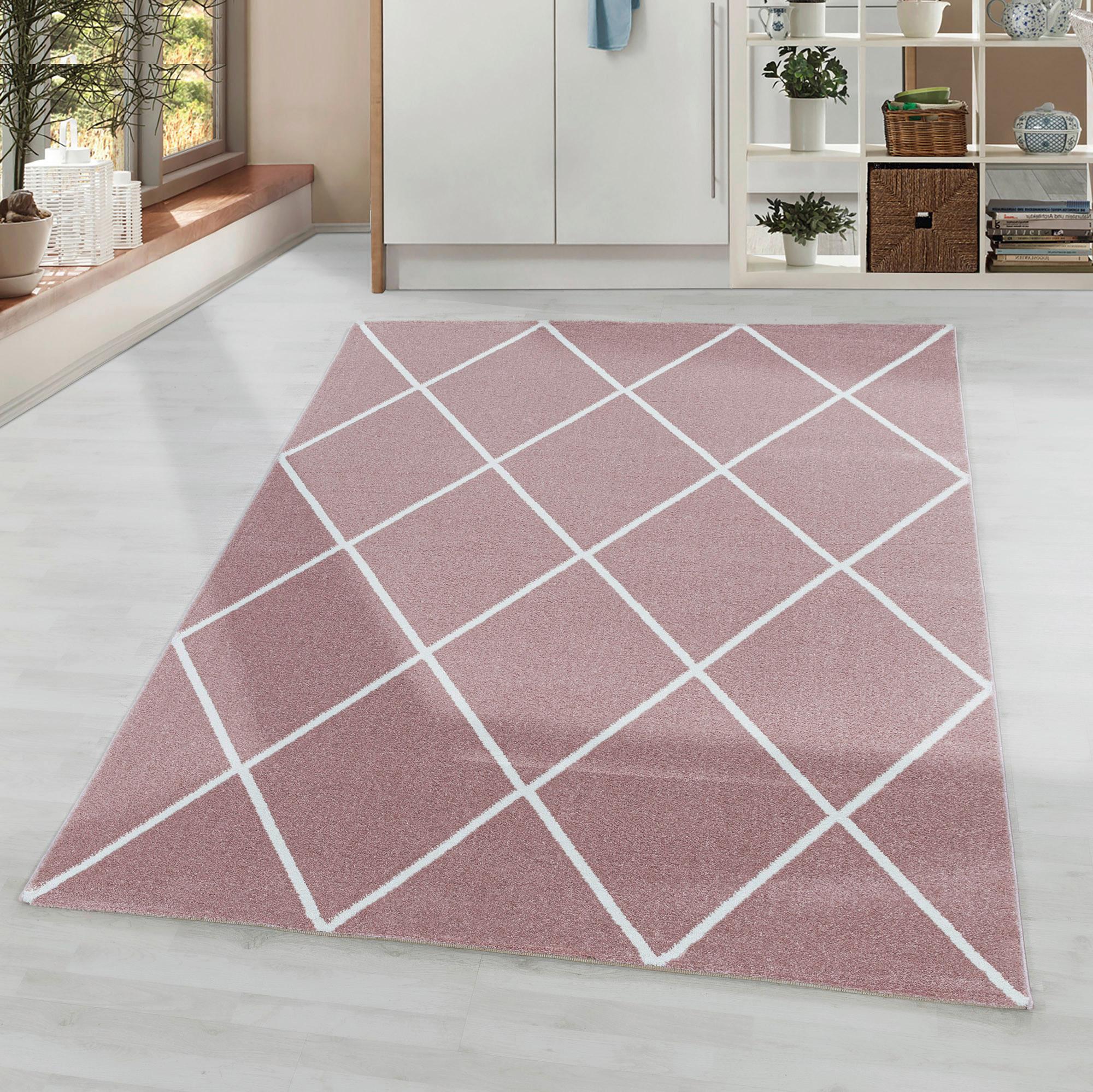 Hochflorteppich Rio Rosa ca. 80x150cm - Rosa, Basics, Textil (80/150cm)