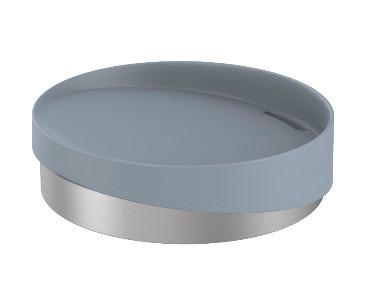 Szappantartó Chris - szürke, Modern, műanyag/fém (11/3cm) - Premium Living
