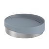 Seifenschale Chris in Grau - Grau, Modern, Kunststoff/Metall (11/3cm) - Premium Living