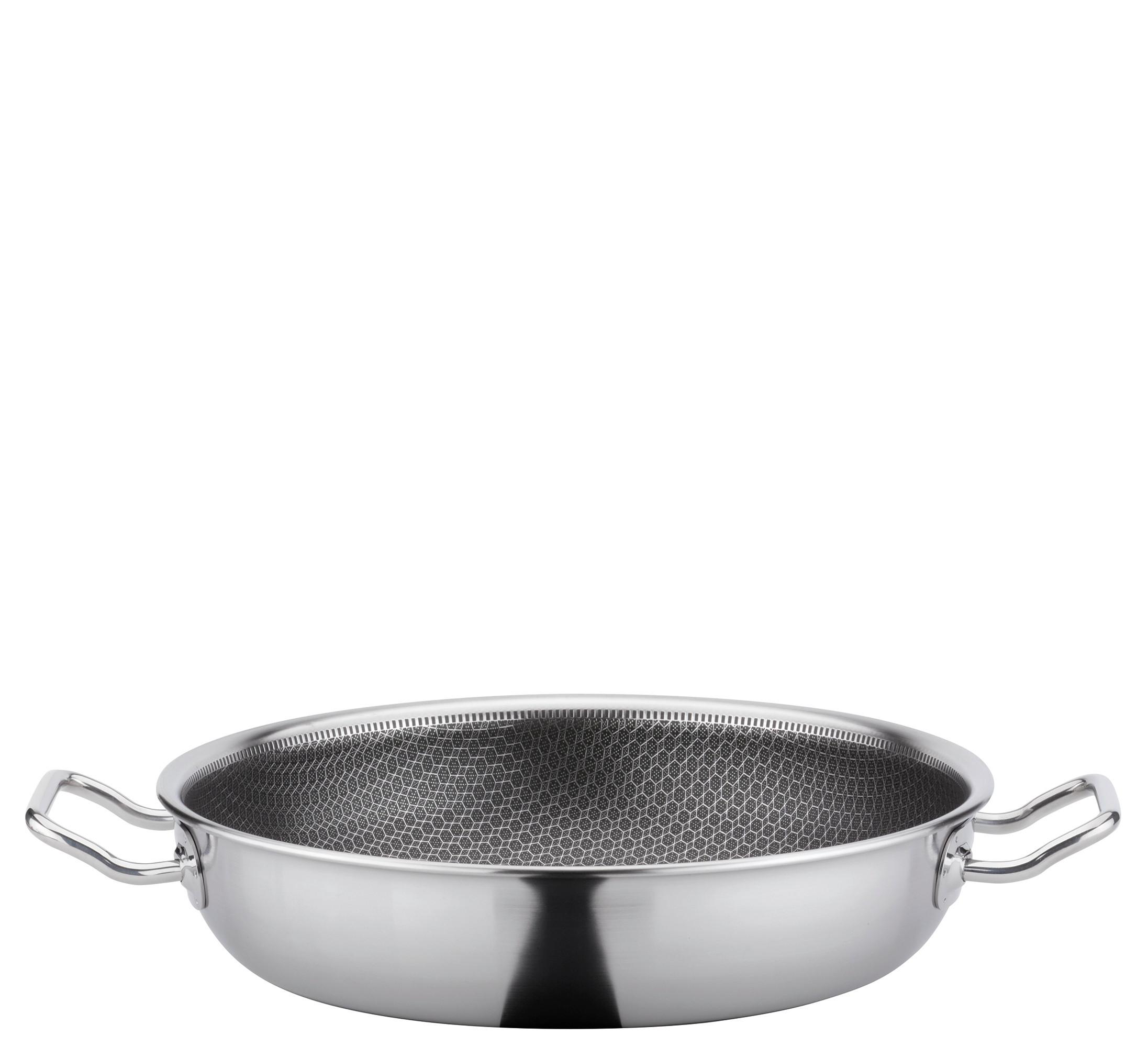 PATELNIA DO SMAŻENIA 1481996024 - kolor srebrny, Basics, metal (24cm) - Spring