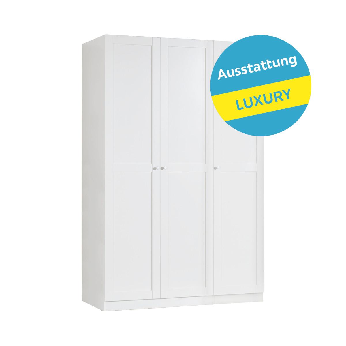 Șifonier Unit - alb, Modern, material pe bază de lemn (136,7/210/58,3cm) - Ondega