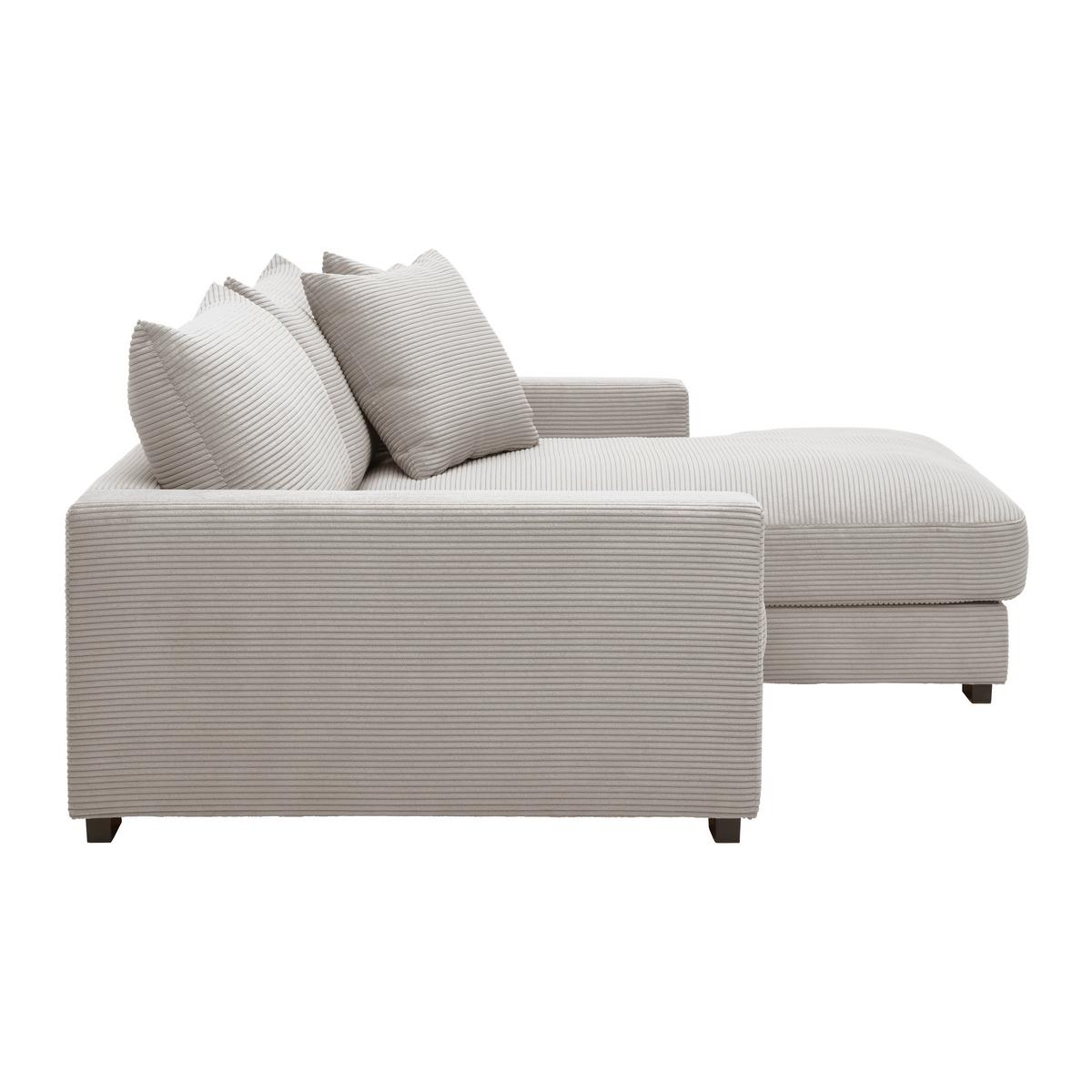 Wohnlandschaft Pedro in Taupe - Taupe, MODERN, Textil (265/83/180cm) - Mömax