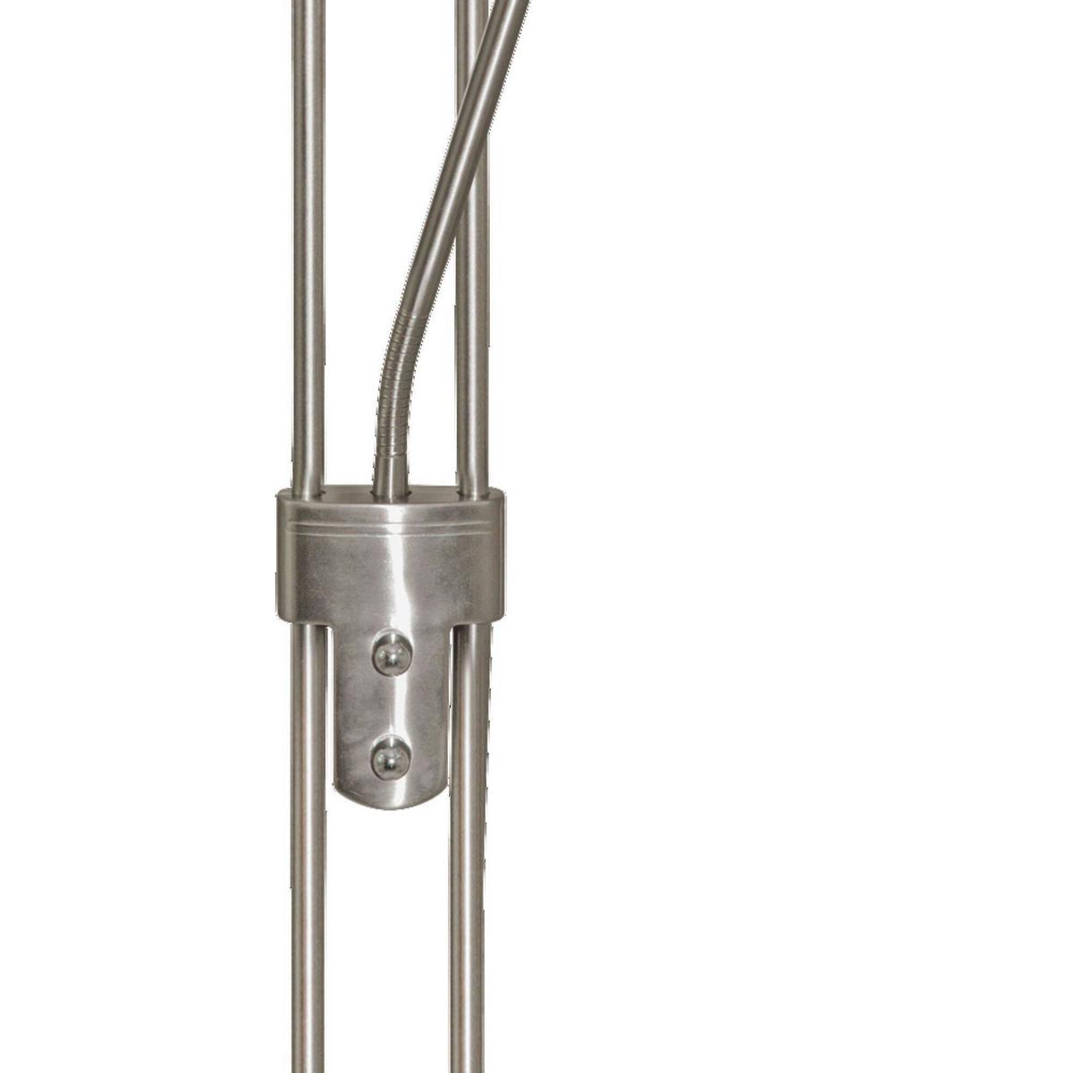 Állólámpa Eu4329ss - ezüstszínű, Basics, üveg/fém (25.4/25.4/180cm)