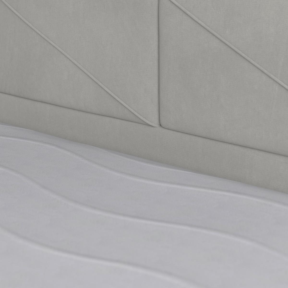 Boxspringbett Helsinki ca. 180x200 cm Hellgrau - Hellgrau/Schwarz, MODERN, Karton/Holzwerkstoff (180/200cm) - MID.YOU