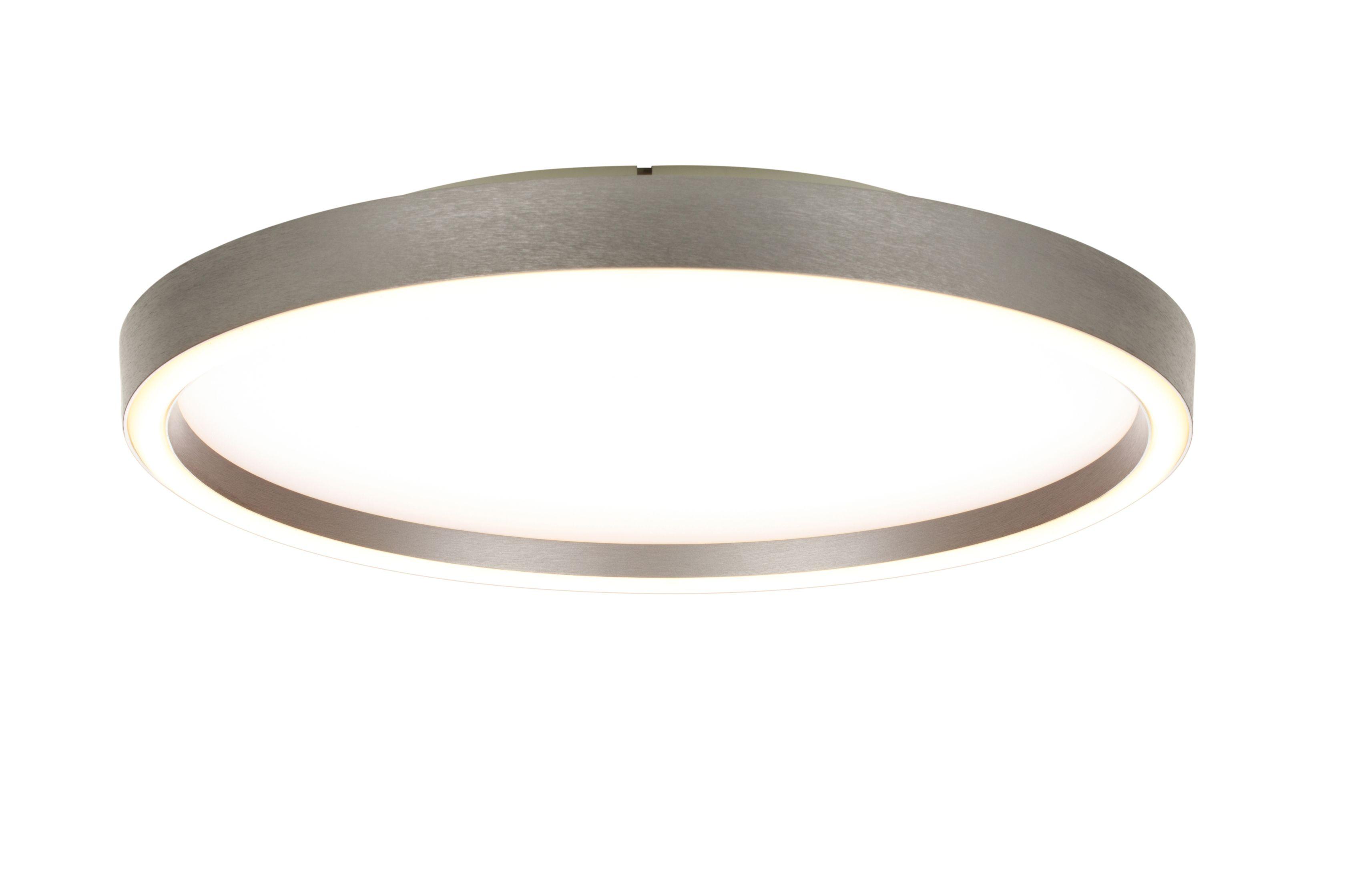 LAMPA SUFITOWA LED PHOENIX *SBN* - kolor aluminiowy, Basics, metal (39/5,5cm) - Novel