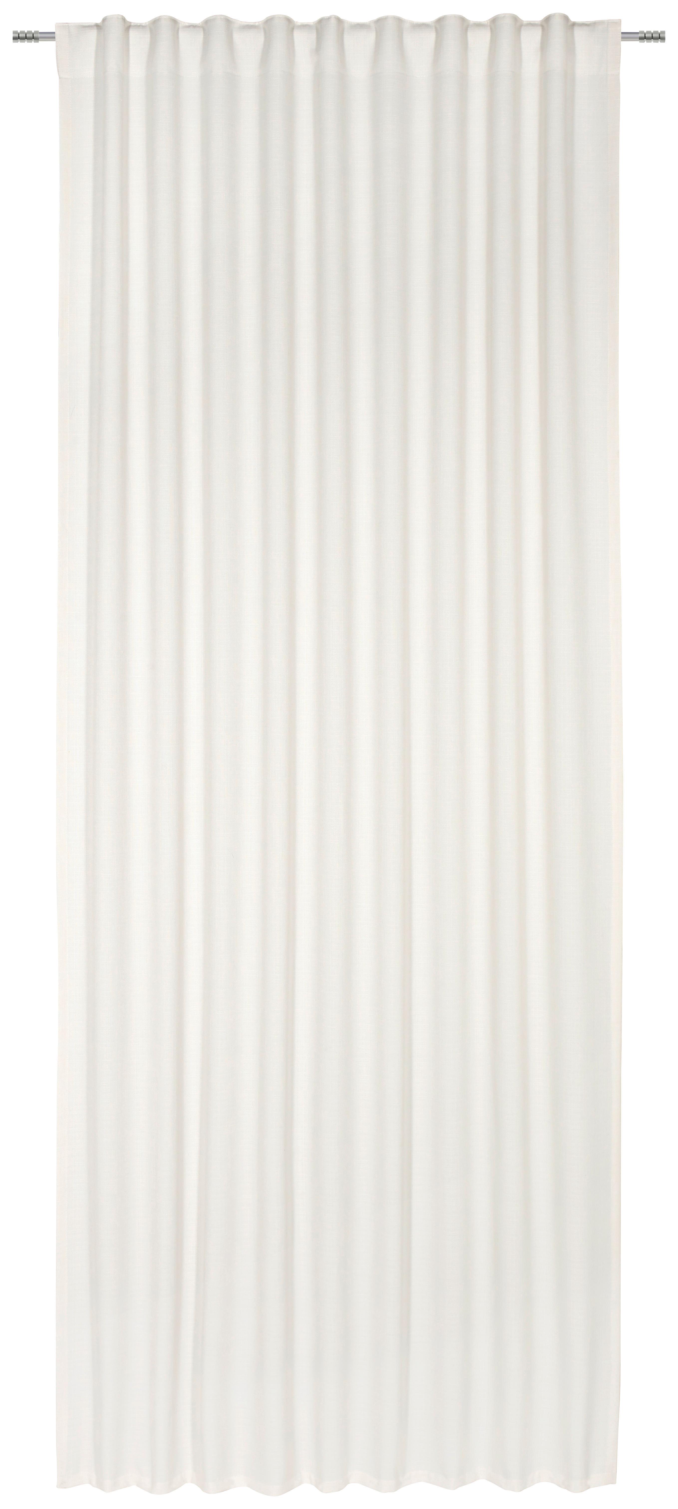 Fertigvorhang Leo in Weiß ca. 135x255cm - Naturfarben, Textil (135/255cm) - Premium Living