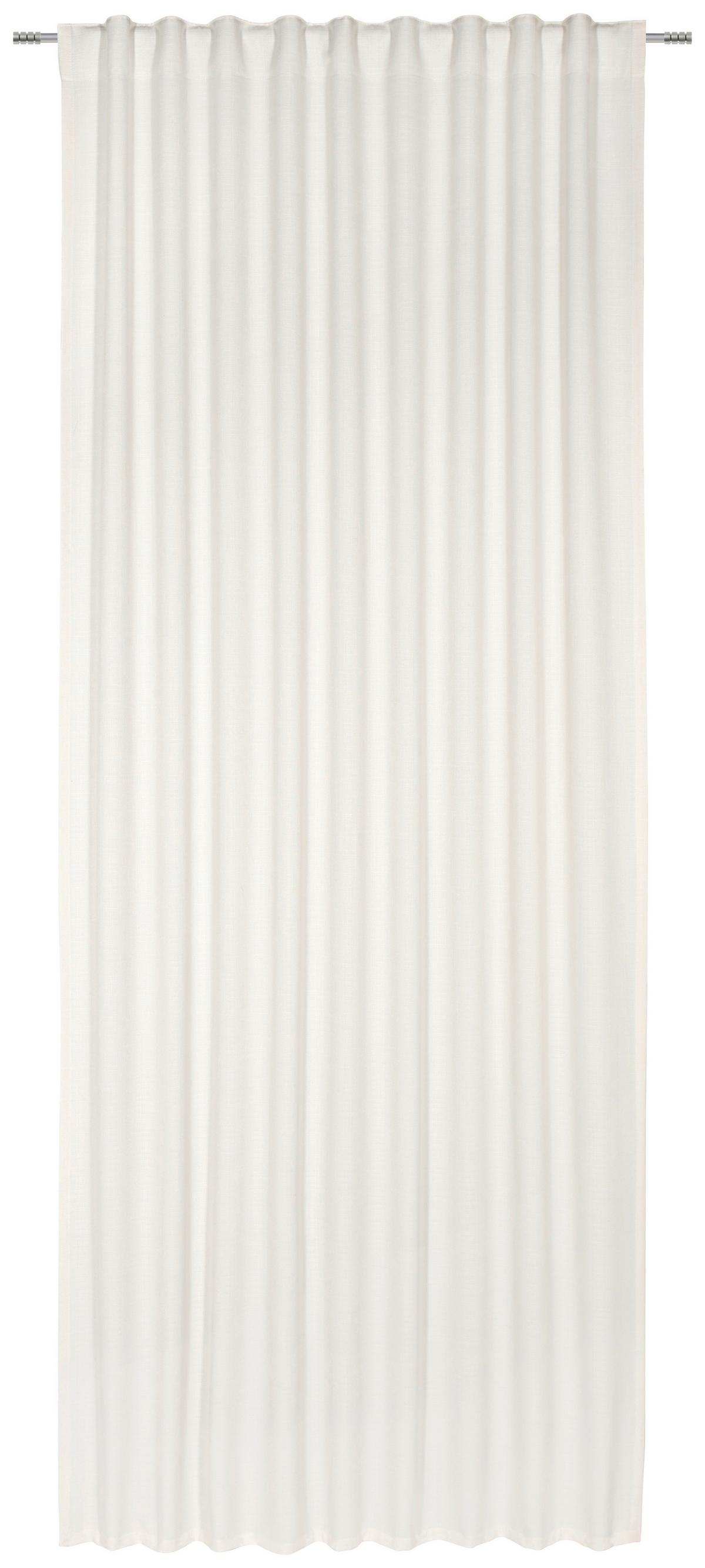 Fertigvorhang Leo in Weiß ca. 135x255cm - Naturfarben, Textil (135/255cm) - Premium Living