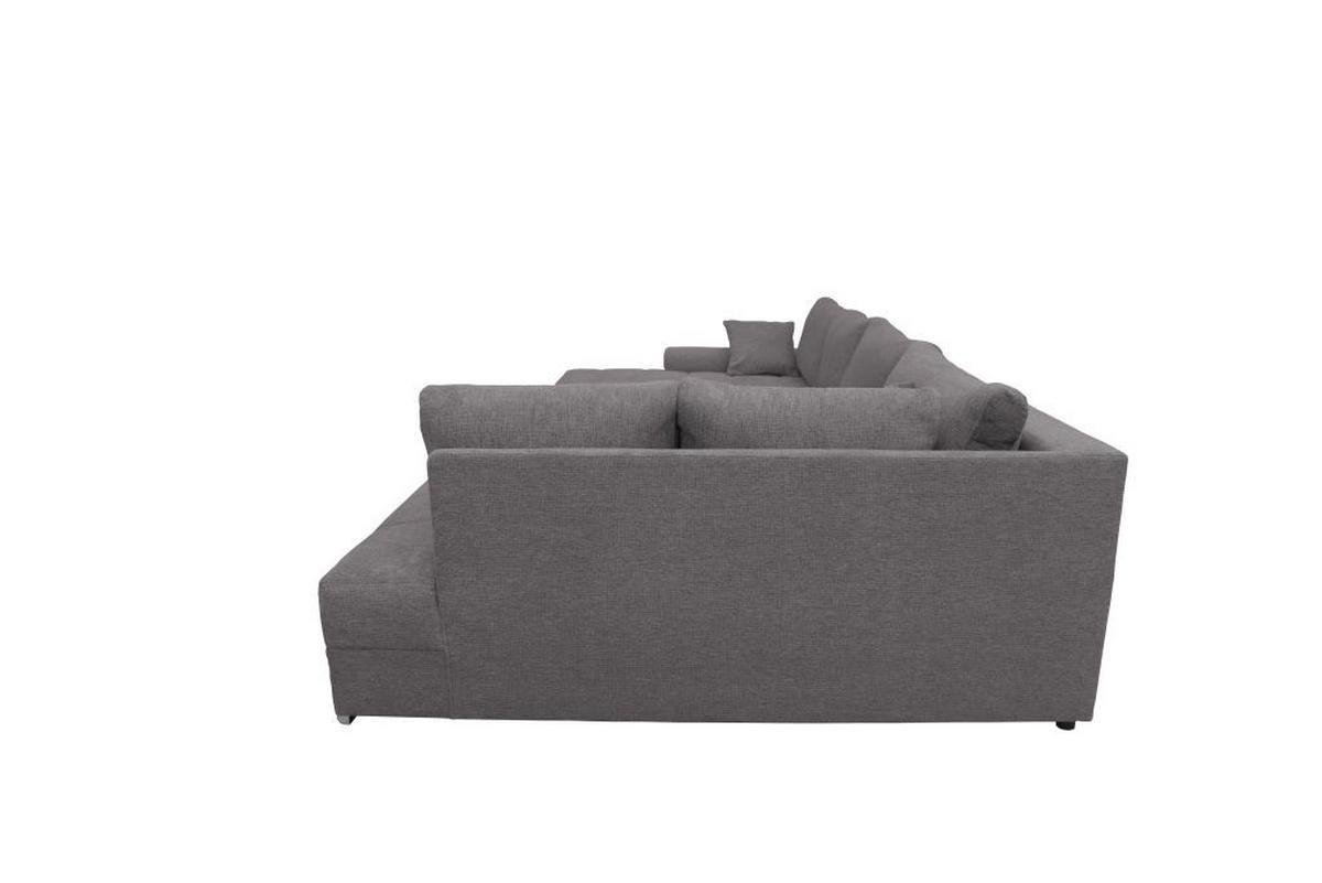 Kutna Garnitura Senso - boje kroma/antracit, Moderno, tekstil/drvo (183/346/197cm) - Modern Living